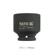 Головка торцева ударна шестигранна YATO 3/4" М55 х 74 мм