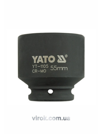 Головка торцева ударна шестигранна YATO 3/4" М55 х 74 мм