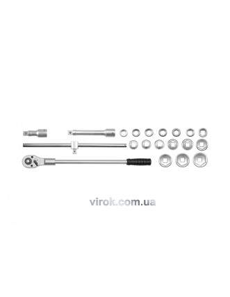 Набір головок торцевих YATO 3/4" М19-50 мм 21 шт