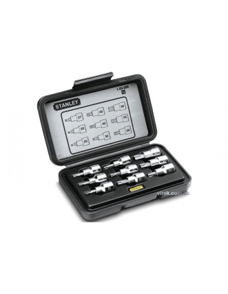 Набір головок торцевих з насадками TORX STANLEY 1/2" Т20-T60 9 шт