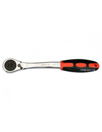 Тріщатка шестигранна вигнута YATO HEX17 HRC 42-48 CrV