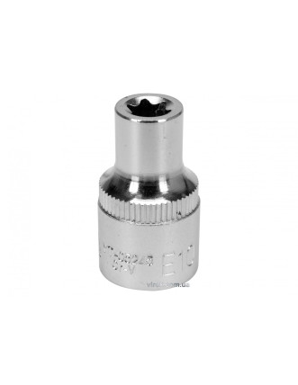 Головка торцева YATO TORX E10 1/2" CrV [Блістер]