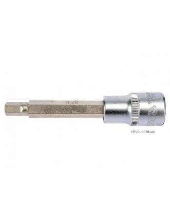 Головка торцева з насадкою викрутковою HEX YATO 1/2" H8 x 100 мм