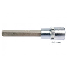 Головка торцева з насадкою викрутковою HEX YATO 1/2" H10 x 100 мм