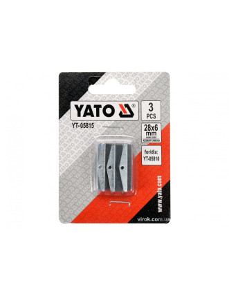 Камні точильні до хону YT-05810 YATO 28 х 6 мм 3 шт