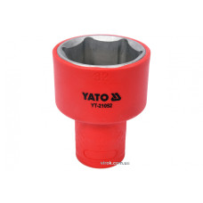 Головка торцева шестигранна діелектрична YATO 1/2" М32 х 60/38 мм VDE до 1000 В