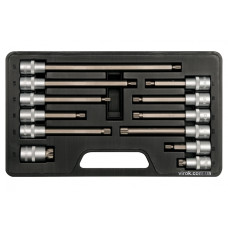 Набір головок торцевих YATO 1/2" з насадками SPLINE 12 предметів