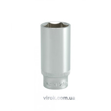 Головка торцева шестигранна довга YATO 1/2" М27 х 76 мм