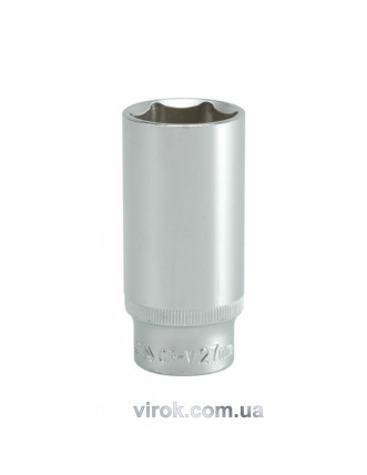 Головка торцева шестигранна довга YATO 1/2" М27 х 76 мм