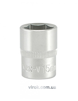 Головка торцева шестигранна YATO 3/8" М15 х 28 мм