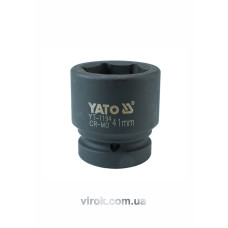 Головка торцева ударна шестигранна YATO 1" М41 х 65 мм
