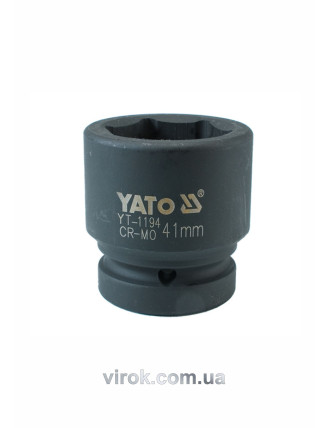 Головка торцева ударна шестигранна YATO 1" М41 х 65 мм