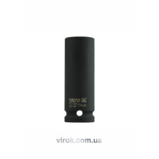 Головка торцева ударна шестигранна YATO 1/2" М19 х 78 мм