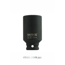 Головка торцева ударна шестигранна YATO 1/2" М32 х 78 мм