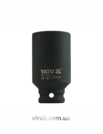 Головка торцева ударна шестигранна YATO 1/2" М32 х 78 мм