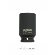 Головка торцева ударна шестигранна YATO 3/4" М35 х 90 мм