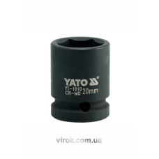 Головка торцева ударна шестигранна YATO 1/2" М20 х 39 мм