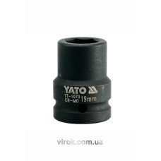 Головка торцева ударна шестигранна YATO 3/4" М19 х 50 мм