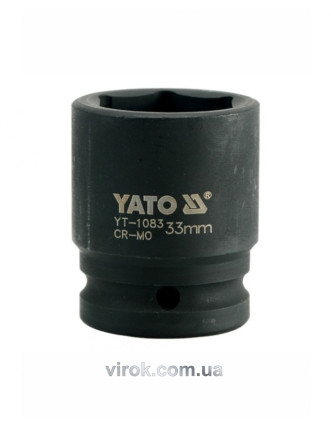 Головка торцева ударна шестигранна YATO 3/4" М33 х 56 мм