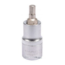 Головка торцева з насадкою викрутковою HEX YATO 1/2" H6 x 55 мм