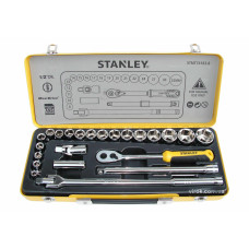 Набір головок торцевих STANLEY 1/2" в металевому футлярі 24 шт