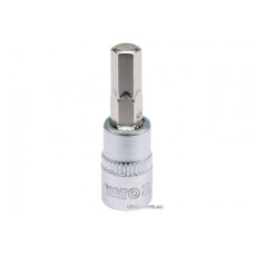 Головка торцева з викрутковою насадкою HEX YATO 1/4" H6 x 37 мм