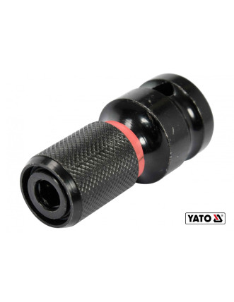 Перехідник ударний для викруткових насадок YATO 1/2" x HEX-1/4" 50 мм