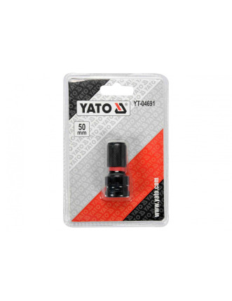 Перехідник ударний для викруткових насадок YATO 1/2" x HEX-1/4" 50 мм