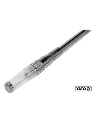 Схоплювач магнітний на гнучкому тримачі YATO 585 мм з LED підсвіткою