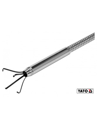 Схоплювач магнітний на гнучкому тримачі YATO 585 мм з LED підсвіткою
