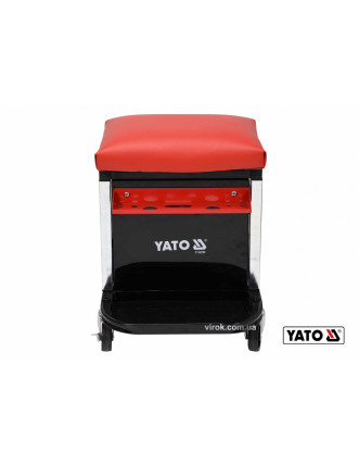 Табурет на колесах YATO з 2 шуфлядами 530 x 470 x 360 мм 150 кг