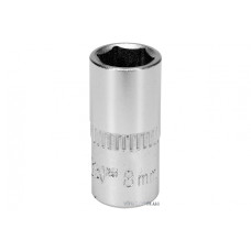 Головка торцева шестигранна YATO 1/4" М8 CrV [Блістер]