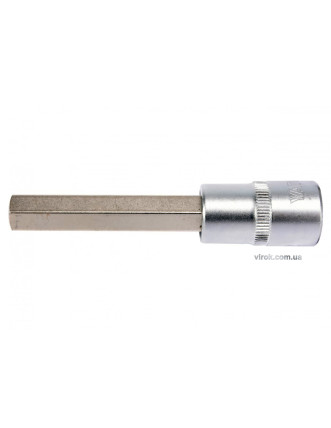Головка торцева з насадкою викрутковою HEX YATO 1/2" H12 x 100 мм