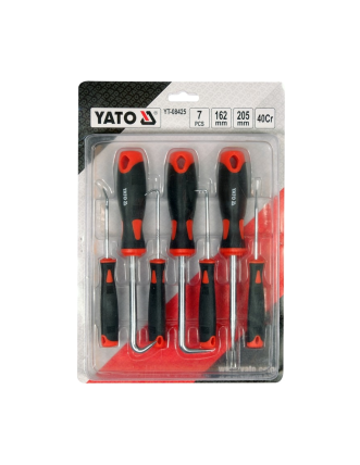 Гачки з наконечниками різної форми YATO і шило, компл. 7 шт