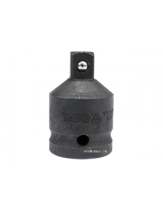 Перехідник ударний YATO 3/4"(F) - 1/2"(M) 55 мм