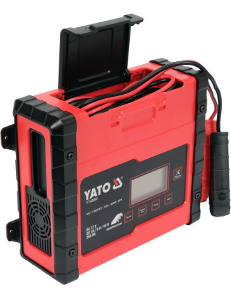 Зарядний прилад мережевий з LCD дисплеєм 230В YATO до акумуляторів 12V-2/8/15А, макс. 240AГод