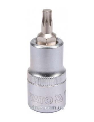 Головка торцева з насадкою викрутковою TORX YATO 1/2" Т30 х 55 мм