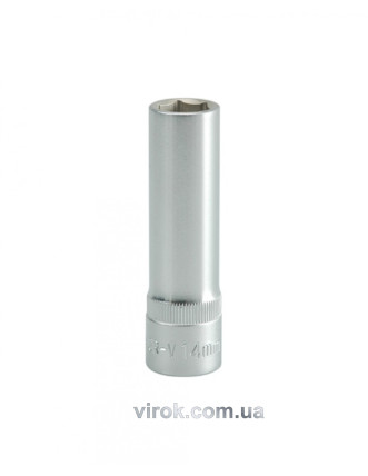 Головка торцева шестигранна довга YATO 1/2" М14 х 76 мм