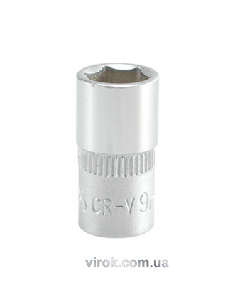 Головка торцева шестигранна YATO 1/4" М9 х 25 мм