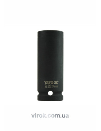 Головка торцева ударна шестигранна YATO 1/2" М21 х 78 мм