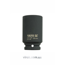 Головка торцева ударна шестигранна YATO 3/4" М36 х 90 мм