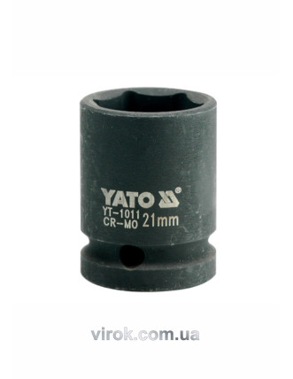 Головка торцева ударна шестигранна YATO 1/2" М21 х 39 мм