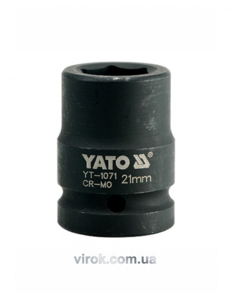 Головка торцева ударна шестигранна YATO 3/4" М21 х 50 мм