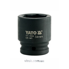 Головка торцева ударна шестигранна YATO 3/4" М34 х 56 мм