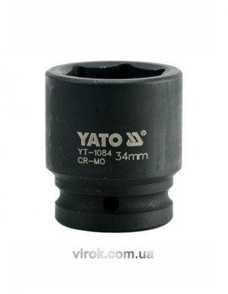 Головка торцева ударна шестигранна YATO 3/4" М34 х 56 мм