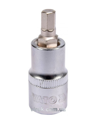 Головка торцева з насадкою викрутковою HEX YATO 1/2" H7 x 55 мм