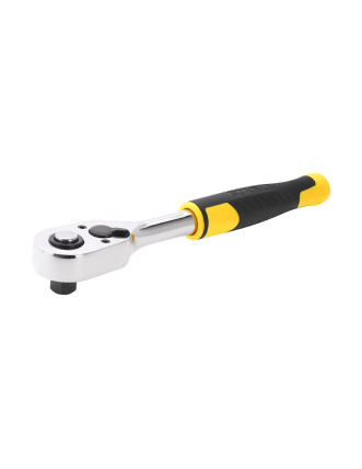 Тріщатка STANLEY : квадрат 3/8", 72 Зубці. крок 5°, швидковстановна.