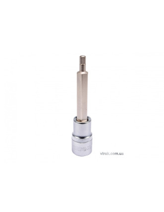 Головка торцева з насадкою викрутковою SPLINE YATO 1/2" M6 х 100 мм