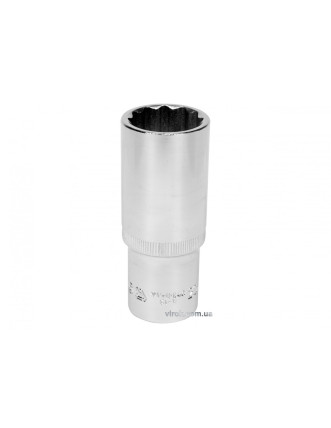 Головка торцева дванадцятигранна довга YATO 1/2" М23 х 77 мм
