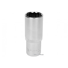 Головка торцева дванадцятигранна довга YATO 1/2" М24 х 77 мм